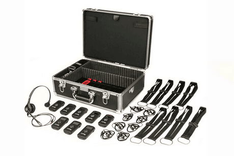Listen Tech- LKS-2-A1 ListenTALK base-8 system 8 listentalk,1 headset 2,1 docking station case - Creation Networks