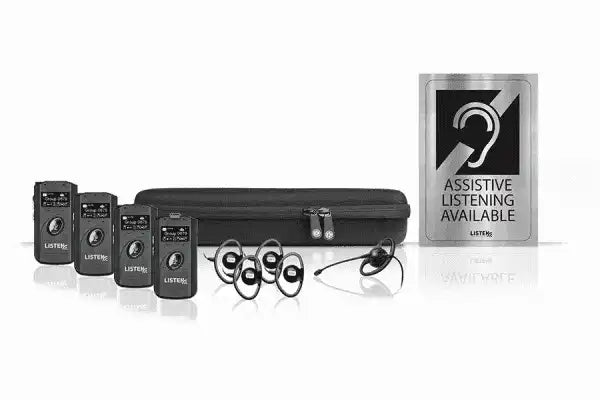 Listen Tech LKS-4-A1 ListenTALK Portable ADA Kit Assistive Listening Listen Technologies