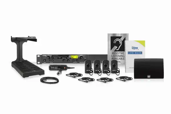 Listen Tech LS-100-01-WH-D ListenIR iDSP Standard System (Dante) Assistive Listening Listen Technologies