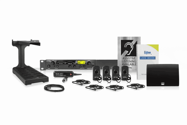 Listen Tech LS-100-01-WH-D ListenIR iDSP Standard System (Dante) - Creation Networks