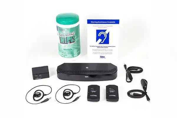 Listen Tech LS-90-01-D ListenIR iDSP Level I System (Dante) Assistive Listening Listen Technologies