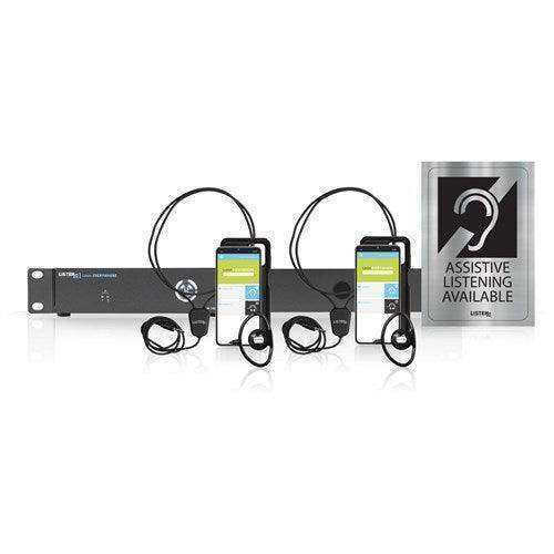 Listen Tech LWS-16-A1 2 Channel Wi-Fi System with 16 receivers Assistive Listening Listen Technologies