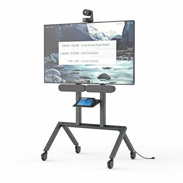 Logitech Rally Plus Cart Complete Solution for Microsoft Teams, Zoom, or BYOD - Creation Networks
