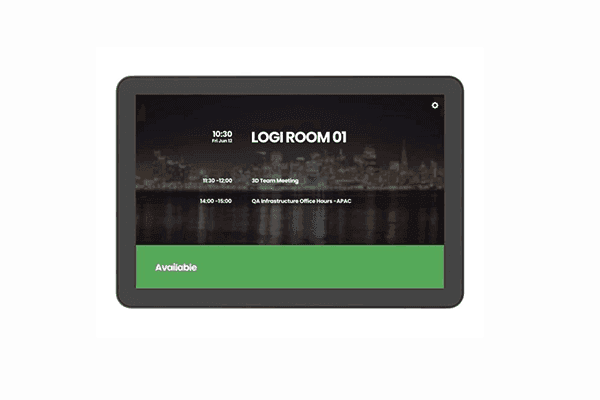 Logitech Tap Scheduler - 9in- Graphite - Glass - Creation Networks