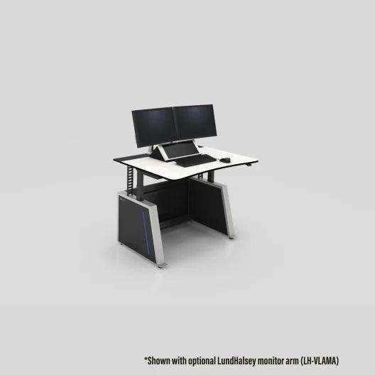 LundHalsey x-Type Broadcast Air Console, Small- Height Adjustable Collaboration Furniture LundHalsey