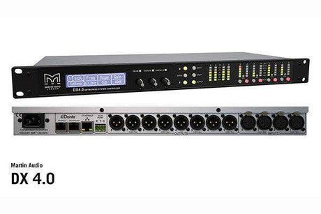 Martin Audio 4-in-8-out Networked Loudspeaker Processor, Controller and Matrix. Includes DANTE audio interface. - DX4.0-DANTE - Creation Networks