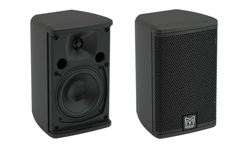 Martin Audio Adorn Series 4" Passive Two-way On-wall Loudspeaker (Black) - A40B - Creation Networks