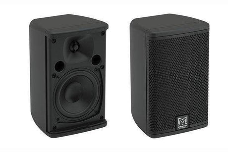 Martin Audio Adorn Series 4" Passive Two-way On-wall Loudspeaker with 70/100V Transformer (Black, Pair) - A40TB - Creation Networks