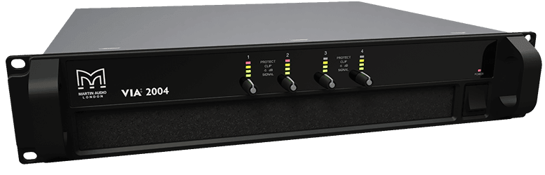 Martin Audio VIA Series Four-Channel Class D Amplifier - VIA2004 - Creation Networks