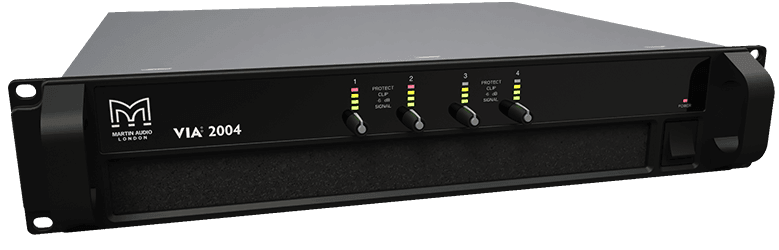 Martin Audio VIA Series Four-Channel Class D Amplifier - VIA5004 - Creation Networks