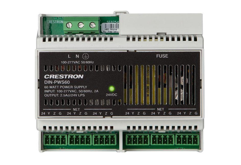 Crestron DIN Rail 60 Watt Cresnet® Power Supply - DIN-PWS60 - Creation Networks
