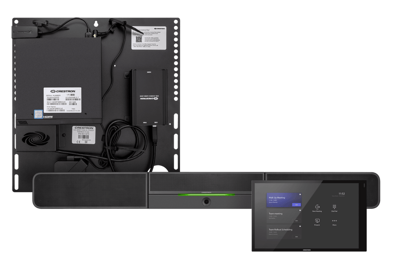 Crestron UC-B30-T-WM  Crestron Flex Small Room Conference System with Video Soundbar and Wall Mounted Control Interface for Microsoft Teams® Rooms - Creation Networks