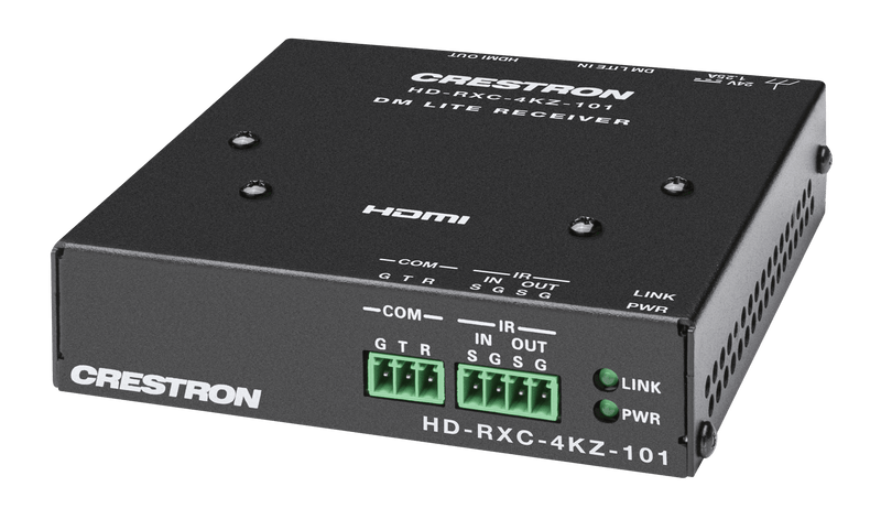 Crestron HD-RXC-4KZ-101  DM Lite 4K60 4:4:4 Receiver for HDMI®, RS-232, and IR Signal Extension over CATx Cable