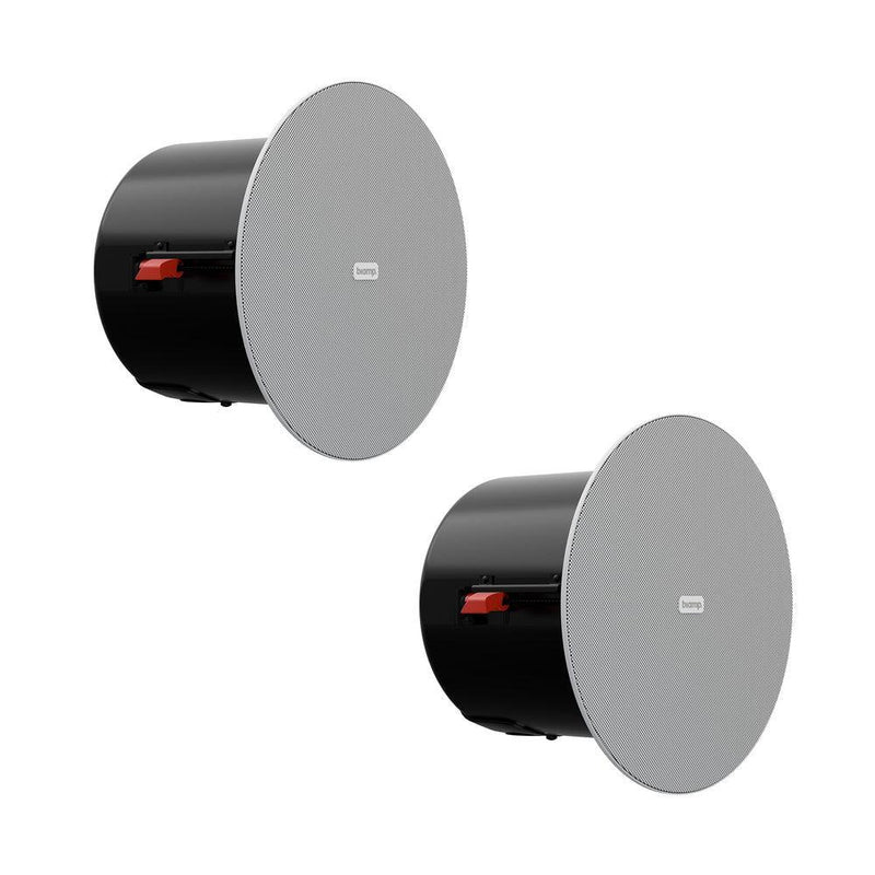 Biamp Desono DX-IC4-W 4.5” High Efficiency Coaxial In-Ceiling Loudspeaker w/ HF compression driver. 8 Ohm or 70V/100V operation (White / Pair) - 910.0102.900