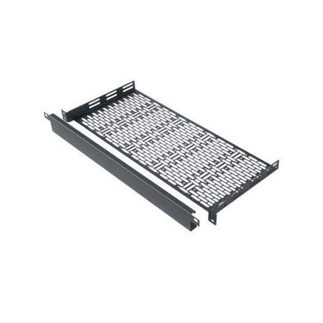 Middle Atlantic 1 RU UFA Rackshelf, 8 Inches Deep with 1 RU Faceplate - UFA-8-F1 - Creation Networks