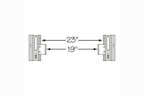 Middle Atlantic 23 to 19" 3U Space Reducer - 23-19-3 Racks Middle Atlantic