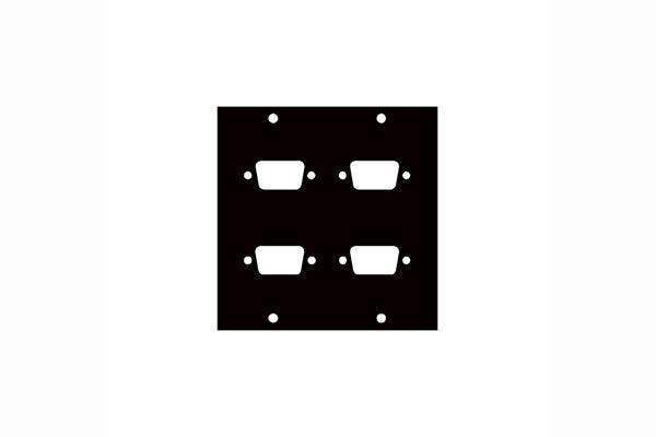 Middle Atlantic 4DB9 DB9 MULTIPIN(4)PORT UCP - Creation Networks