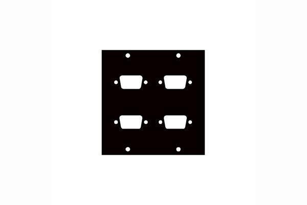 Middle Atlantic 4DB9 DB9 MULTIPIN(4)PORT UCP - Creation Networks