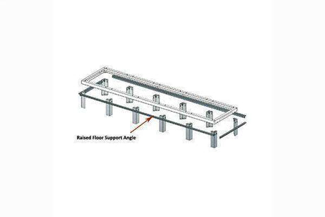 Middle Atlantic ANGLE-1-36 1BAY MRK FLOOR ANGLES(PR) Racks Middle Atlantic