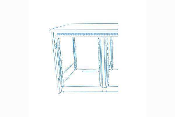 Middle Atlantic C5-MK22 Woodworker's Drawings and Hardware for the C5-FF22 Racks Middle Atlantic