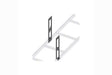 Middle Atlantic CLH-SS-12-2 12"H SIDE STAND-OFF,2PC - Creation Networks