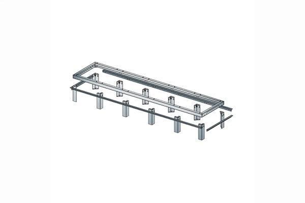 Middle Atlantic GANGLE-1-36 1 BAY GRK FLOOR ANGLES 36 - Creation Networks