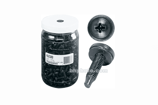 Middle Atlantic HW500 10-32 3/4" Classic Philips Trim-Head Screws & Washers 500 Pieces - Creation Networks