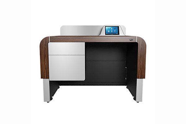 Middle Atlantic L7-F61A-WD-SLH Lectern: Adjustable Height Frame,Wood - Creation Networks