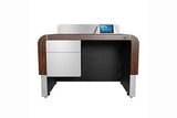 Middle Atlantic L7-F61A-WD-SLH Lectern: Adjustable Height Frame,Wood - Creation Networks