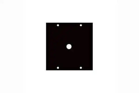 Middle Atlantic One 3/8" Diameter Punchout Panel - 3/8X1 Racks Middle Atlantic