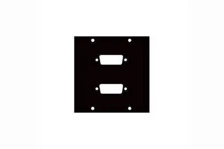Middle Atlantic Two DB15 Punchout Panel - 2DB15 Racks Middle Atlantic