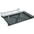 Middle Atlantic U1V Universal Vented Utility Rackshelf (1 RU) - Creation Networks