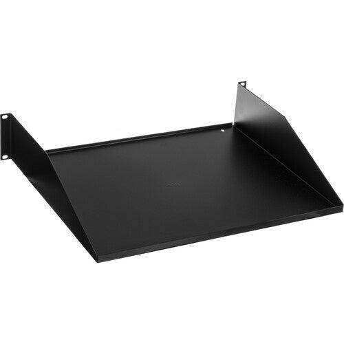 Middle Atlantic U2 Double Space Rack Shelf - Black Powder Coat - Creation Networks