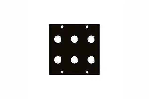 Middle Atlantic UCP Module for 1/2" BNC Connectors - 1/2BNC6 Racks Middle Atlantic