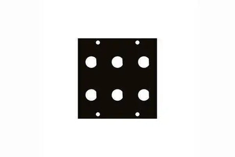 Middle Atlantic UCP Module for 1/2" BNC Connectors - 1/2BNC6 Racks Middle Atlantic