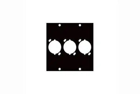 Middle Atlantic UNIV3 FEMALE XLR(3)PORT UCP PNL Racks Middle Atlantic