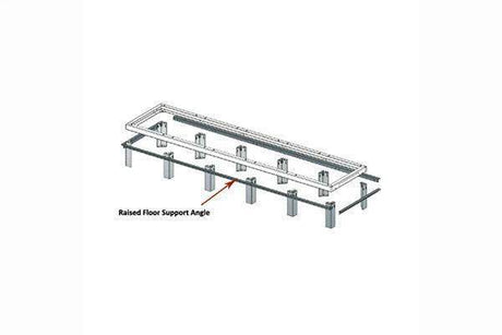 Middle Atlantic WMANGLE-2-3642 2 BAY WMRK FLOOR ANGLES(PR) - Creation Networks