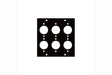 Middle Atlantic XLRM6 MALE XLR (6) PORT UCP PNL - Creation Networks