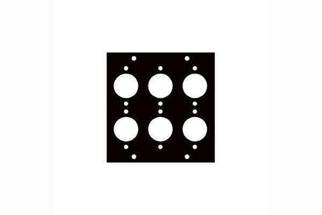 Middle Atlantic XLRM6 MALE XLR (6) PORT UCP PNL - Creation Networks