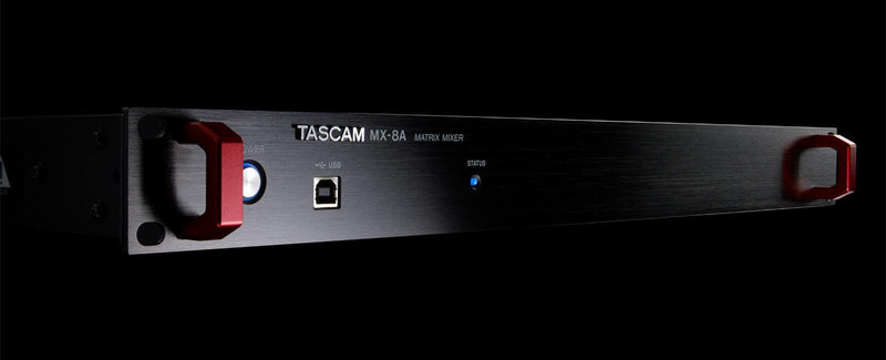 Tascam MX-8A 8 in / 8 out Matrix Mixer with built-in DSP - Creation Networks