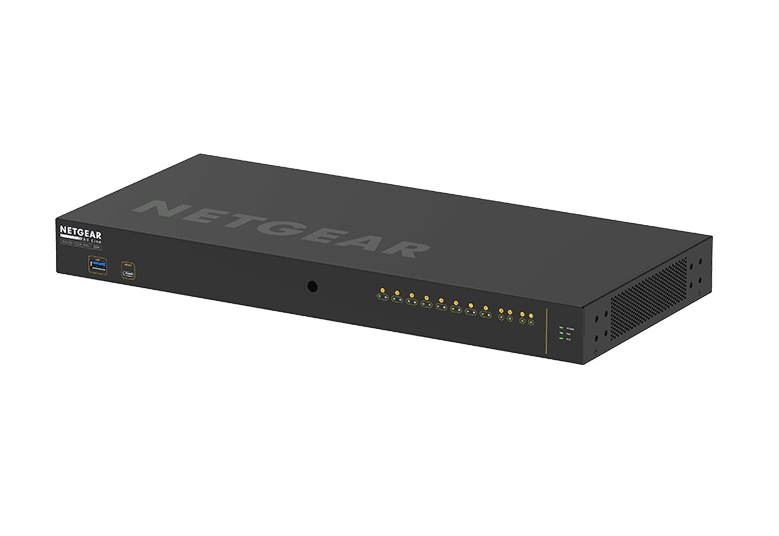 Netgear AV Line M4250-10G2F-PoE+ Managed Switch with 8x1G PoE+ 125W 2x1G and 2xSFP (GSM4212P) + AVB Lic - GSM4212P-111NAS - Creation Networks