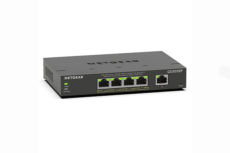 Netgear GS305EP 5-Port Gigabit PoE+ Compliant Managed Switch - Creation Networks