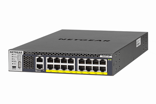 Netgear M4300-16X 600W PSU (XSM4316PB) 16x Multi-Gig, PoE+ (500W) Managed Switch - XSM4316PB - Creation Networks