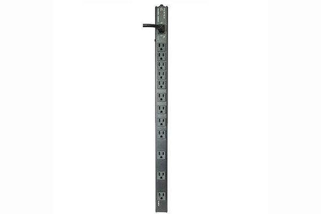 Panamax 12 outlet power strip designed to be mounted to a vertical section of an equipment rack - VT-EXT12 - Creation Networks