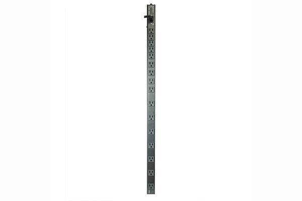 Panamax 16 outlet power strip designed to be mounted to a vertical section of an equipment rack - VT-EXT16 - Creation Networks