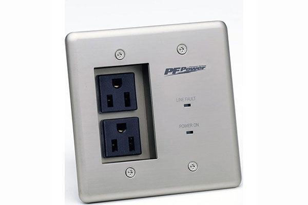 Panamax Max-In-Wall Power-Pro-PFP, (2) 15A OUTLETS, Surge Protection, EMI/RF Filtration - MIW-POWER-PRO-PFP - Creation Networks