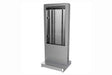 Peerless-AV 55" Curve Totem/Portrait Kiosk with Wheeled Base - KIPC2555-S-WHL - Creation Networks