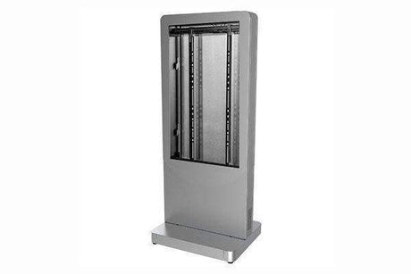 Peerless-AV 55" Curve Totem/Portrait Kiosk with Wheeled Base - KIPC2555-S-WHL - Creation Networks