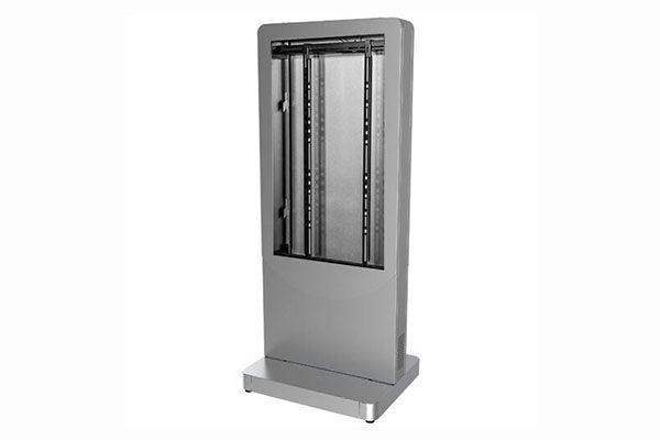Peerless-AV 55" Curve Totem/Portrait Kiosk with Wheeled Base - KIPC2555-S-WHL - Creation Networks