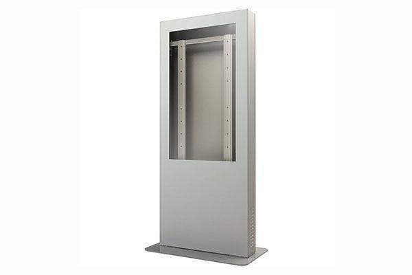 Peerless-AV 55" Floor Standing Portrait Kiosk in Slver - KIP555-S - Creation Networks